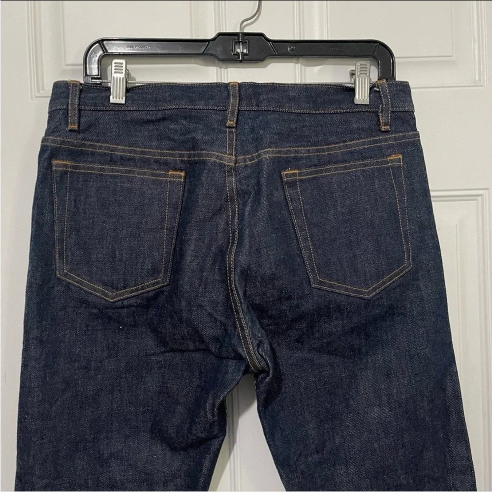 NWOT A.P.C New Cure H Dark‎ Denim Rigid Jeans Size 32X34